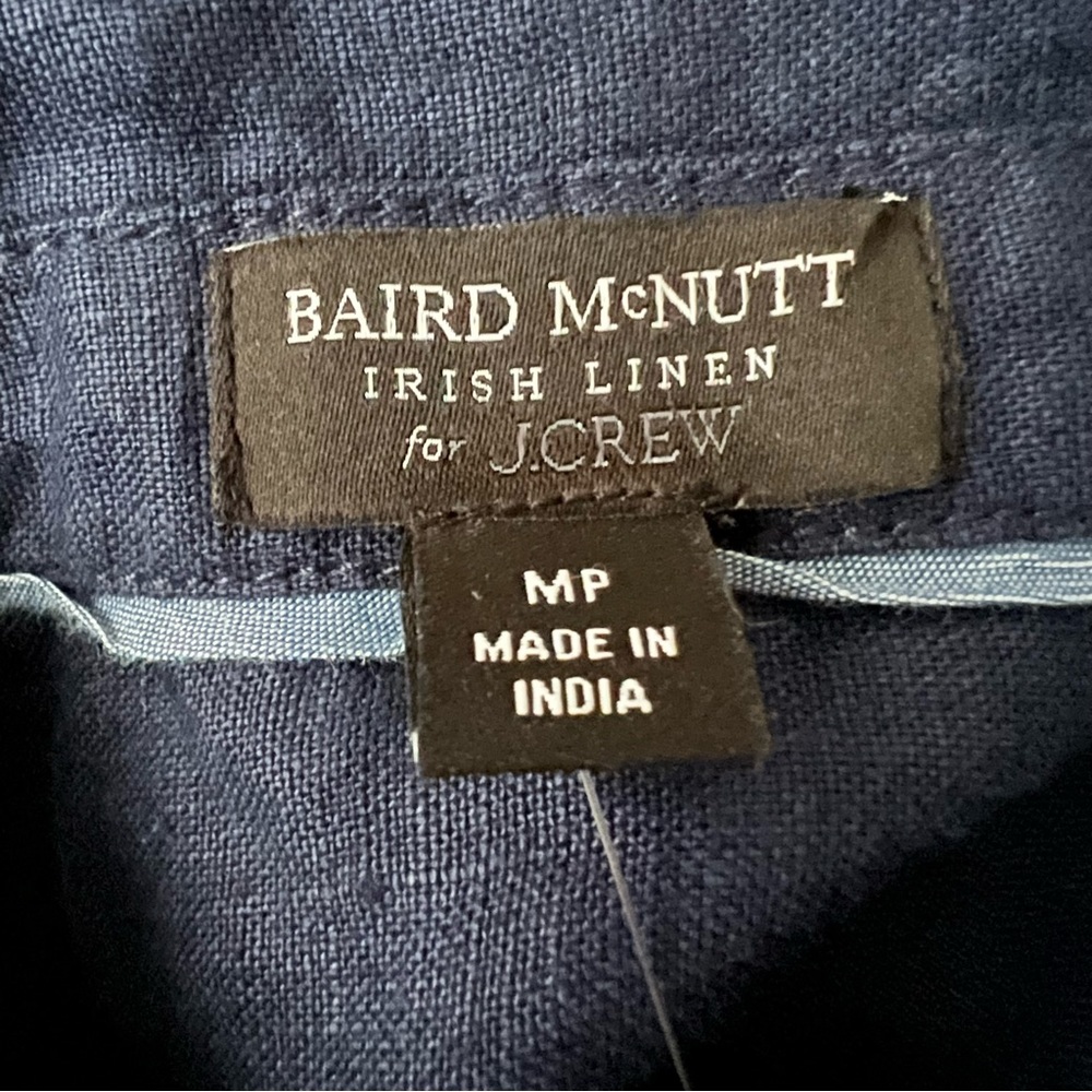 J.Crew Relaxed-Fit Short Sleeve Baird McNutt Irish Linen Shirtdress MP Women’s. - Picture 5 of 7